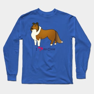 I *heart* my collie Long Sleeve T-Shirt